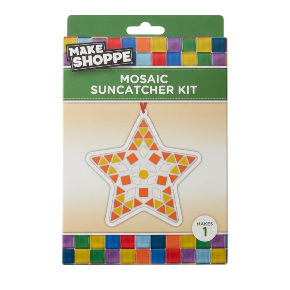 Orange & Yellow Star Mosaic Suncatcher Kit